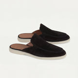 Yacht Mule in Camoscio Nero | Nico Milan
