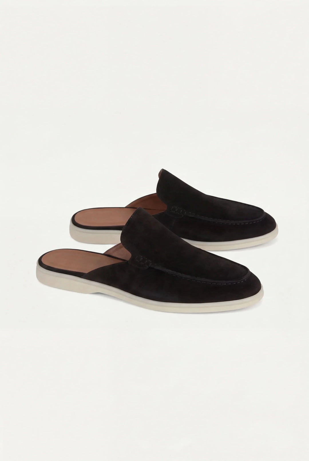 Yacht Mule in Camoscio Nero | Nico Milan