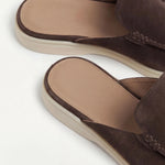Yacht Mule in Camoscio Marrone | Nico Milan
