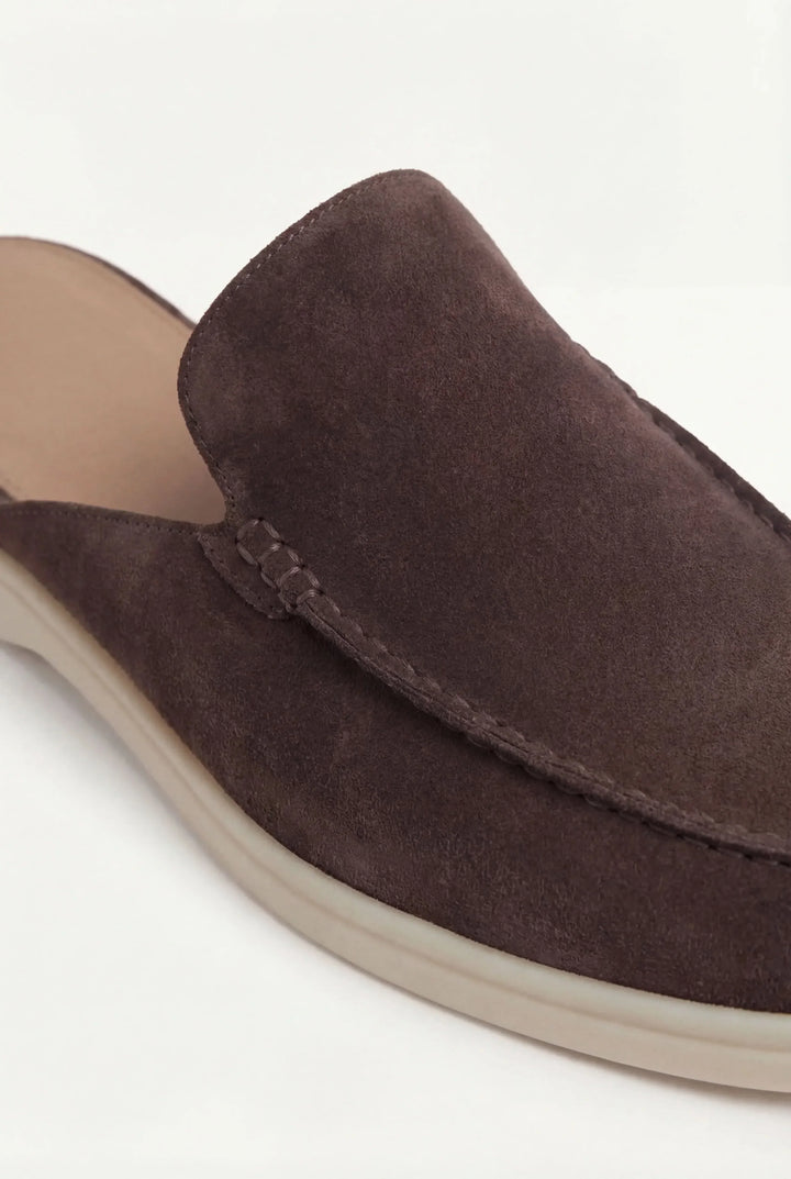Yacht Mule in Camoscio Marrone | Nico Milan