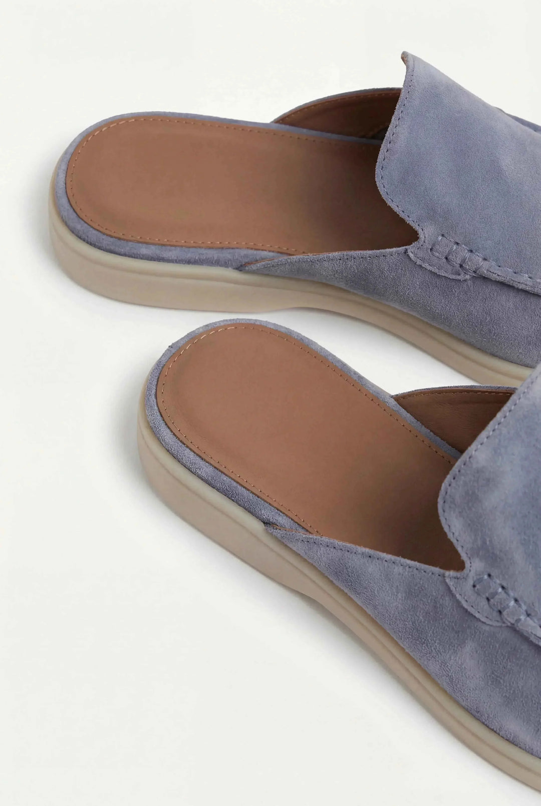 Mule Yacht in Camoscio Blu Baby