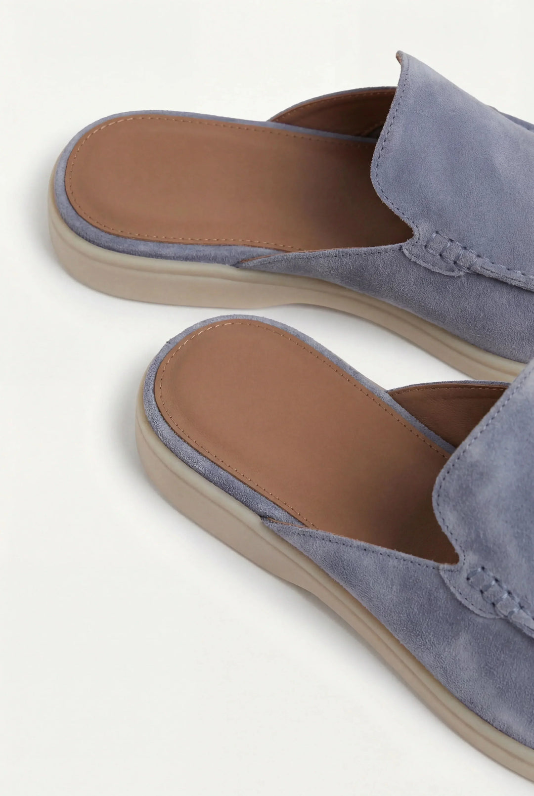 Yacht Mule in Camoscio Azzurro | Nico Milan