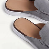 Yacht Mule in Camoscio Grigio | Nico Milan