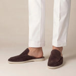 Yacht Mule in Camoscio Marrone | Nico Milan