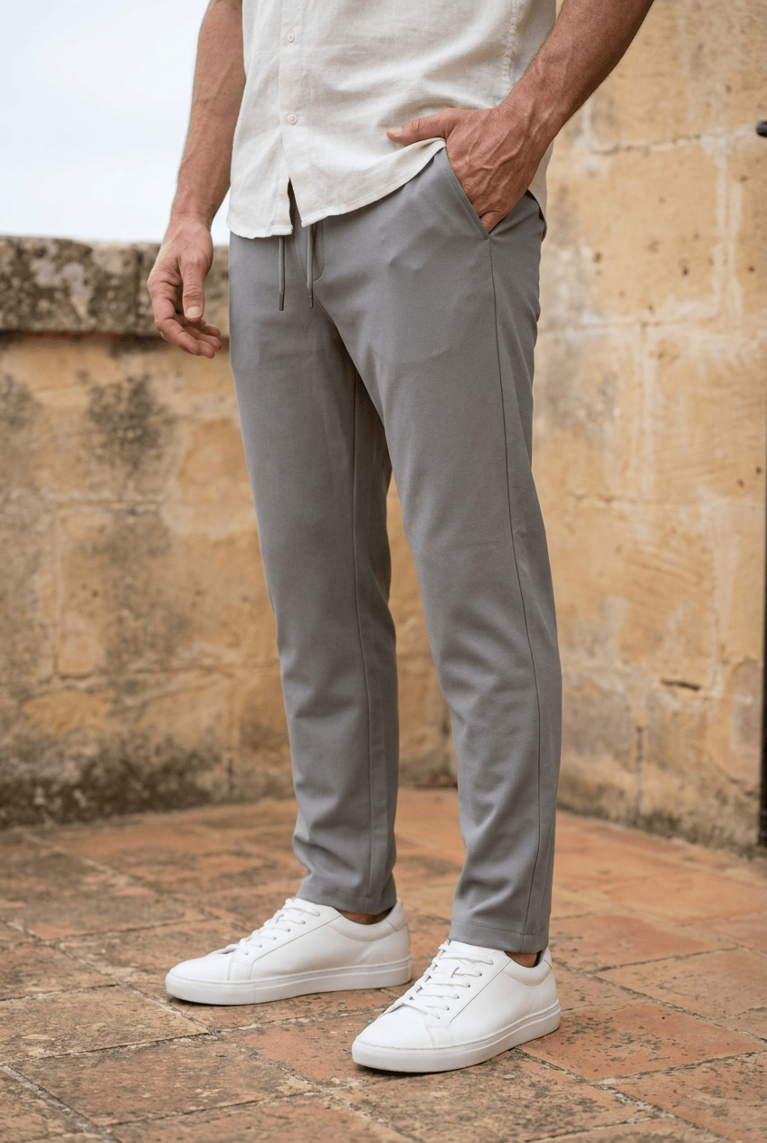 Pantaloni Chino Positano Stretch con Coulisse | Nico Milan