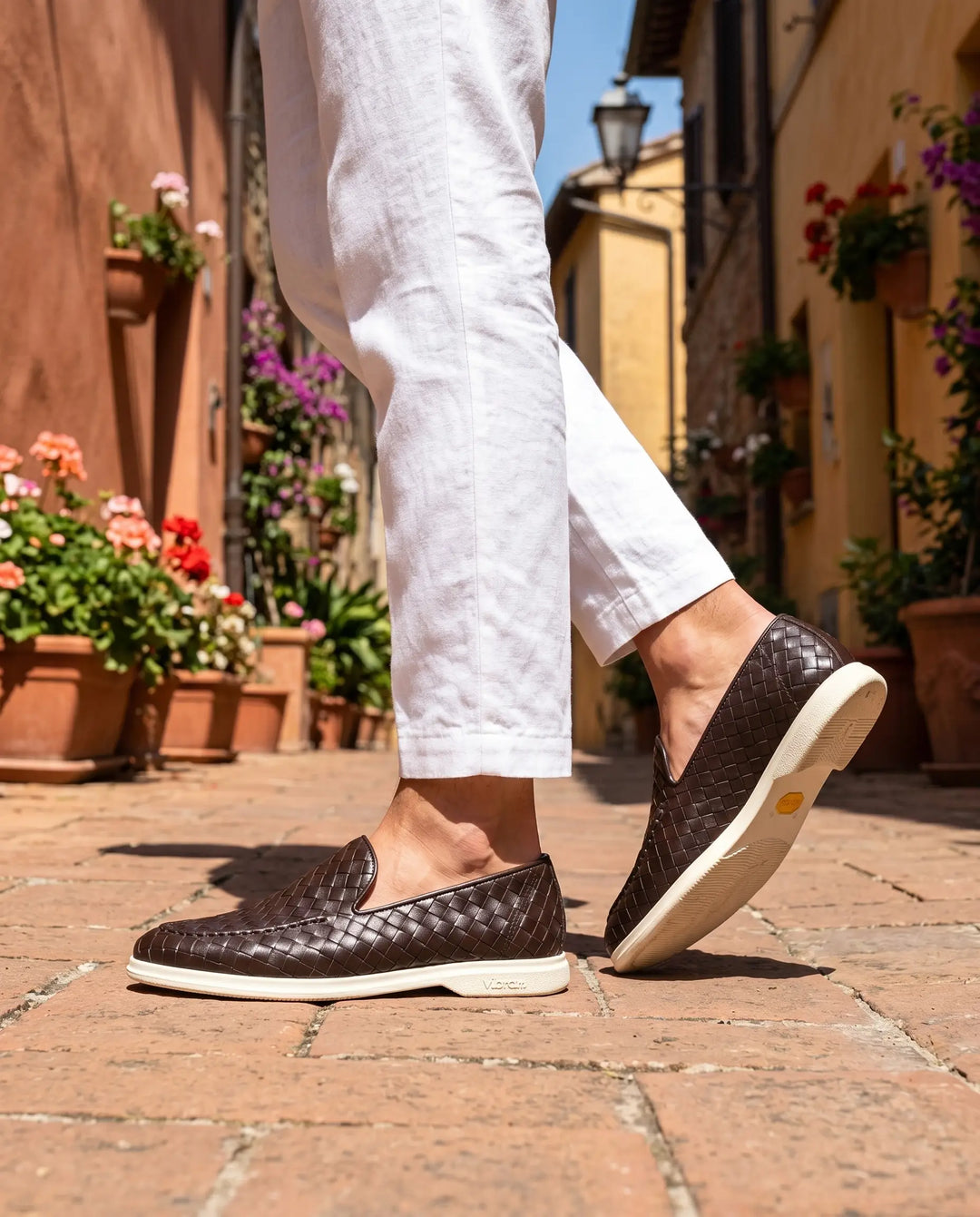 Mocassino Intrecciato Sorrento Moro | Nico Milan