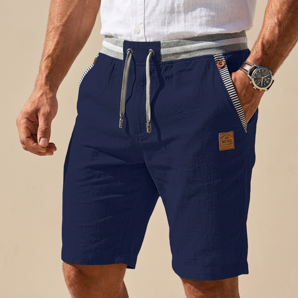 Pantaloncini Griffin Estivi in Misto Lino | Nico Milan