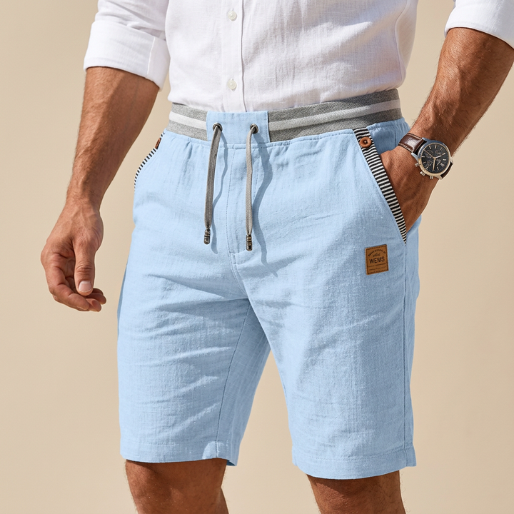 Pantaloncini Griffin Estivi in Misto Lino | Nico Milan