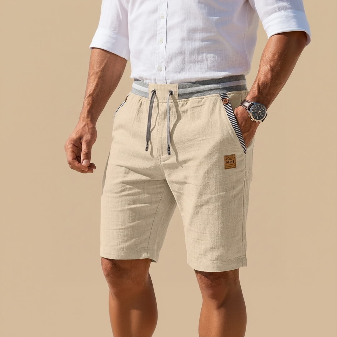 Pantaloncini Griffin Estivi in Misto Lino | Nico Milan