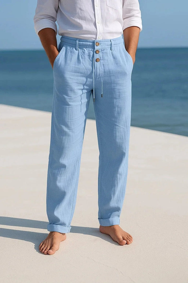 Pantaloni Mareno in Misto Lino | Nico Milan