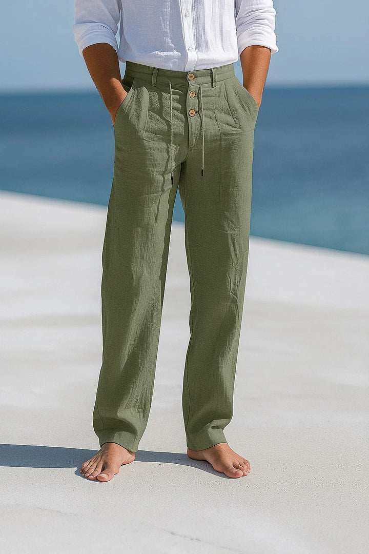 Pantaloni Mareno in Misto Lino | Nico Milan