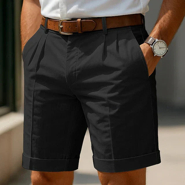 Pantaloncini Lennox con Pince e Risvolto | Nico Milan