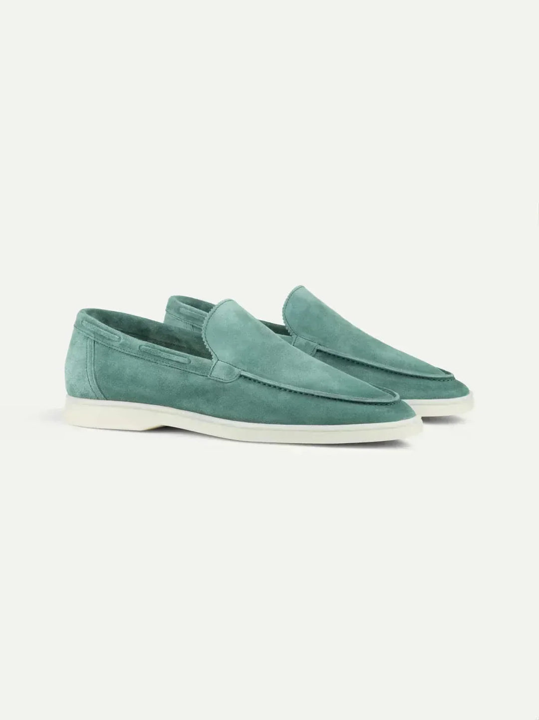 Mocassino Classico in Camoscio Blu Apple