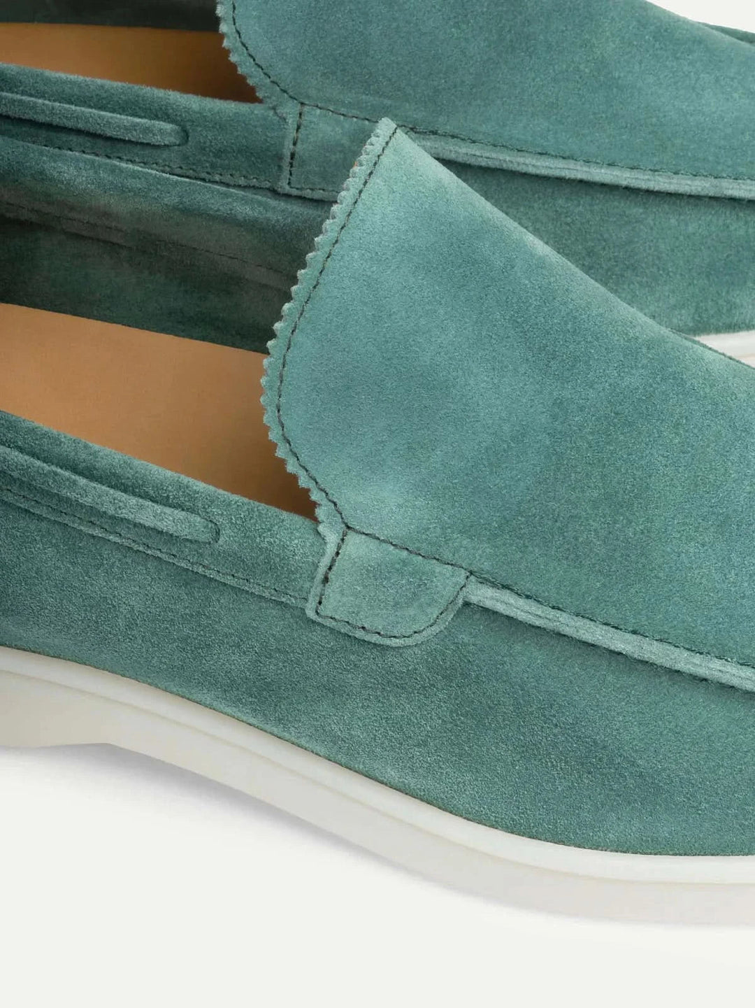 Mocassino Classico in Camoscio Blu Apple