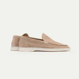 Mocassino Classico in Camoscio Beige