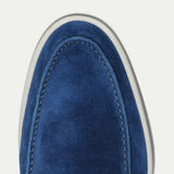 Mocassino Classico in Camoscio Blu Berry