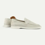 Mocassino Classico in Suede Crema
