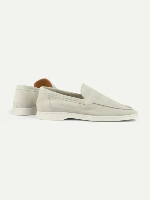 Mocassino Classico in Camoscio Crema