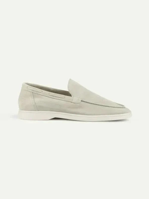 Mocassino Classico in Camoscio Crema