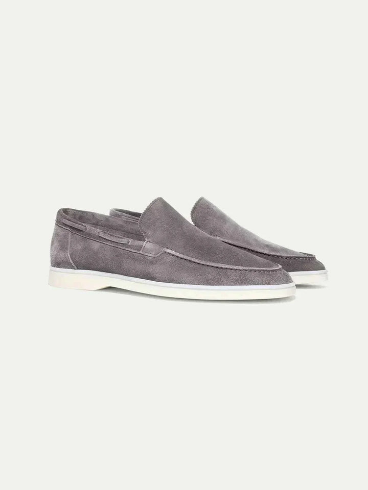 Mocassino Classico in Camoscio Grigio