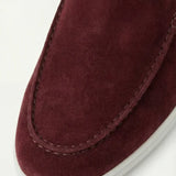 Yacht Mule in Camoscio Bordeaux | Nico Milan