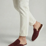 Yacht Mule in Camoscio Bordeaux | Nico Milan