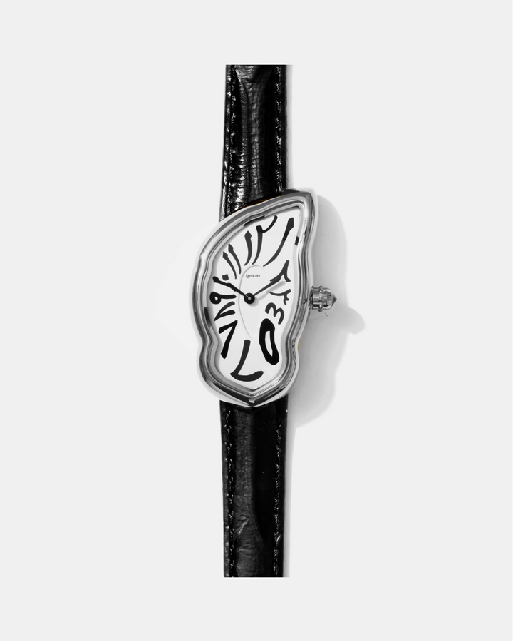 Orologio Melting Argento Large | Nico Milan