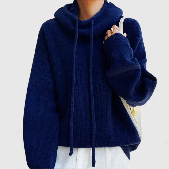 Jeanne | Felpa con Cappuccio in Maglia Confortevole | Nico Milan