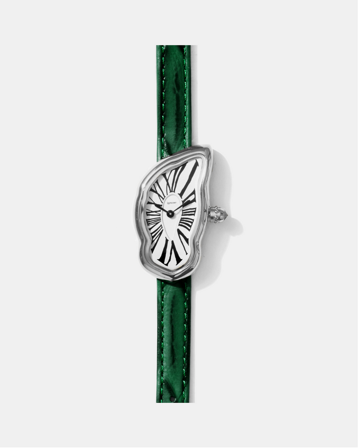 Orologio Melting Argento Small | Nico Milan