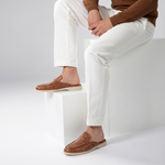 Yacht Mule Croco Cuoio | Nico Milan