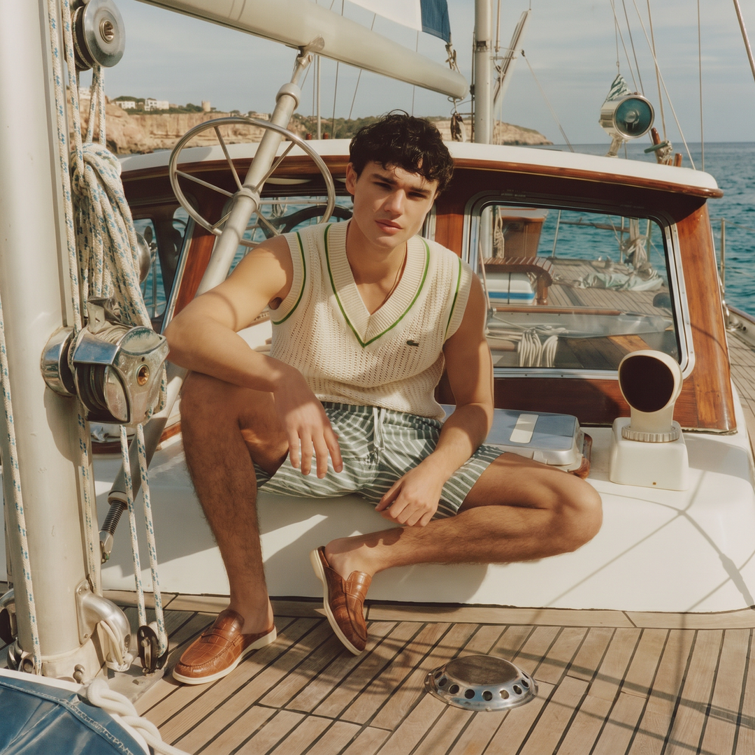 Yacht Mule Croco Cuoio | Nico Milan