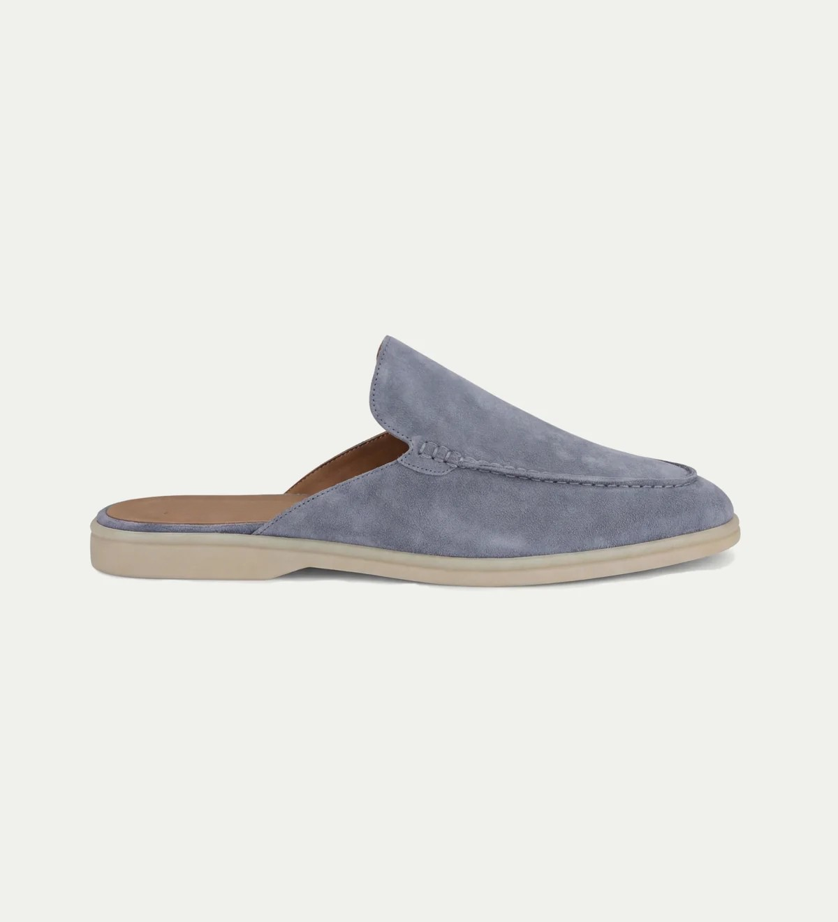 Yacht Mule in Camoscio Azzurro | Nico Milan