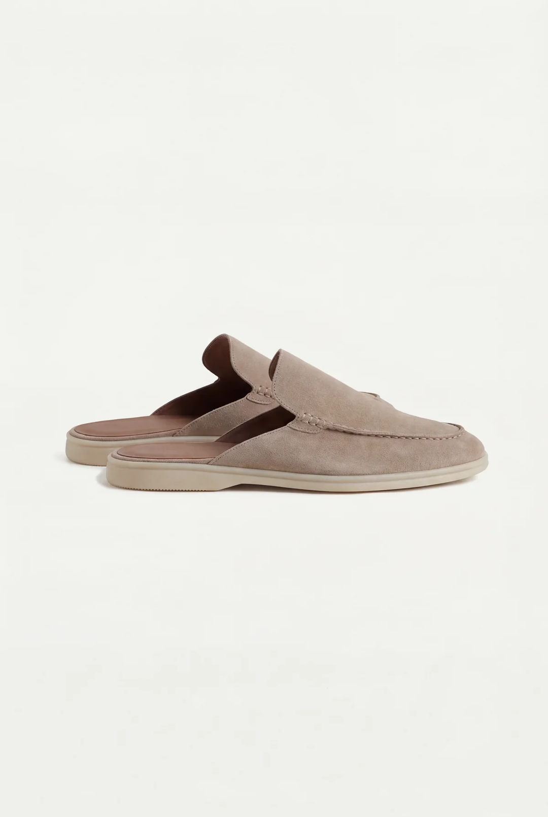 Yacht Mule in Camoscio Beige | Nico Milan