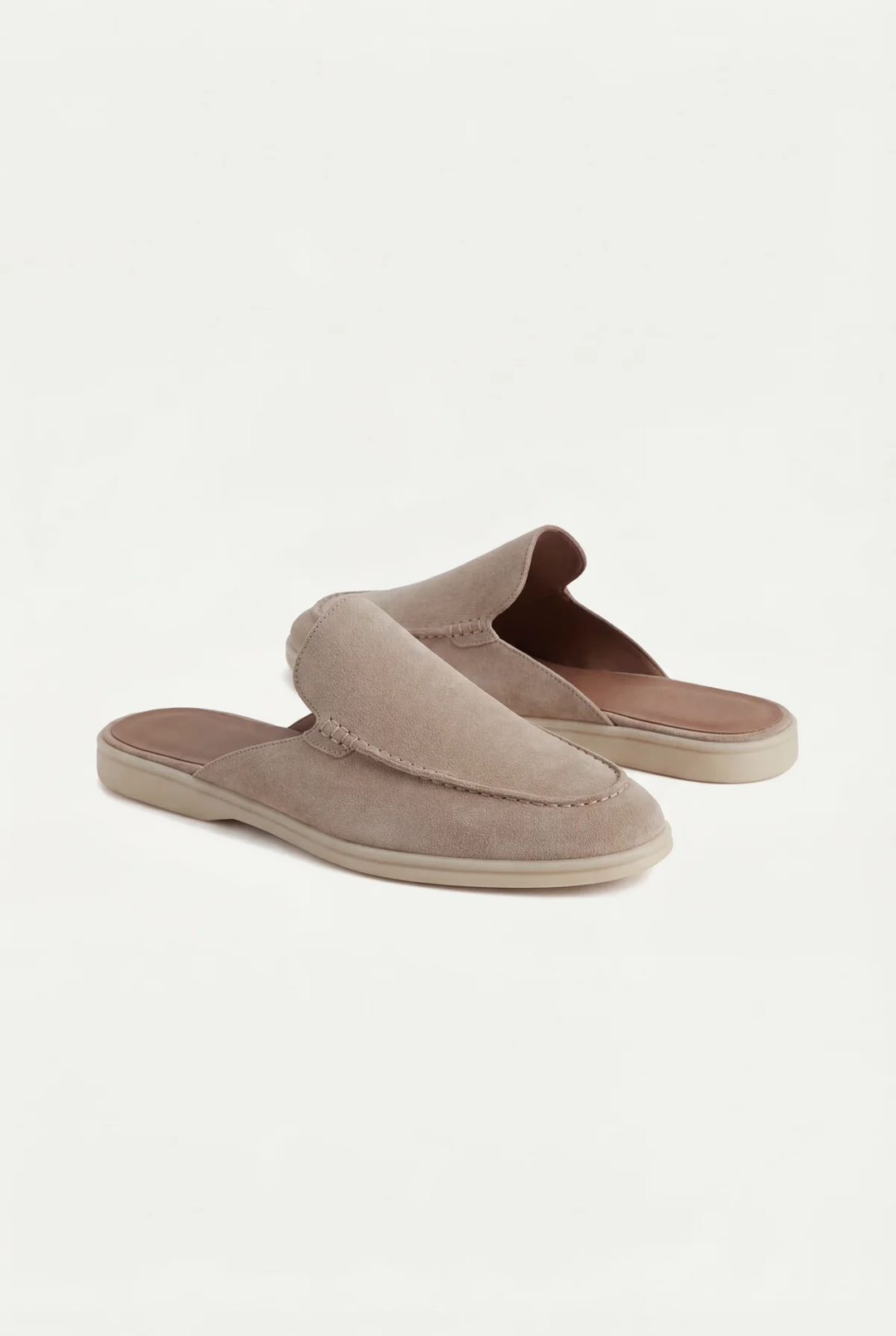 Yacht Mule in Camoscio Beige | Nico Milan