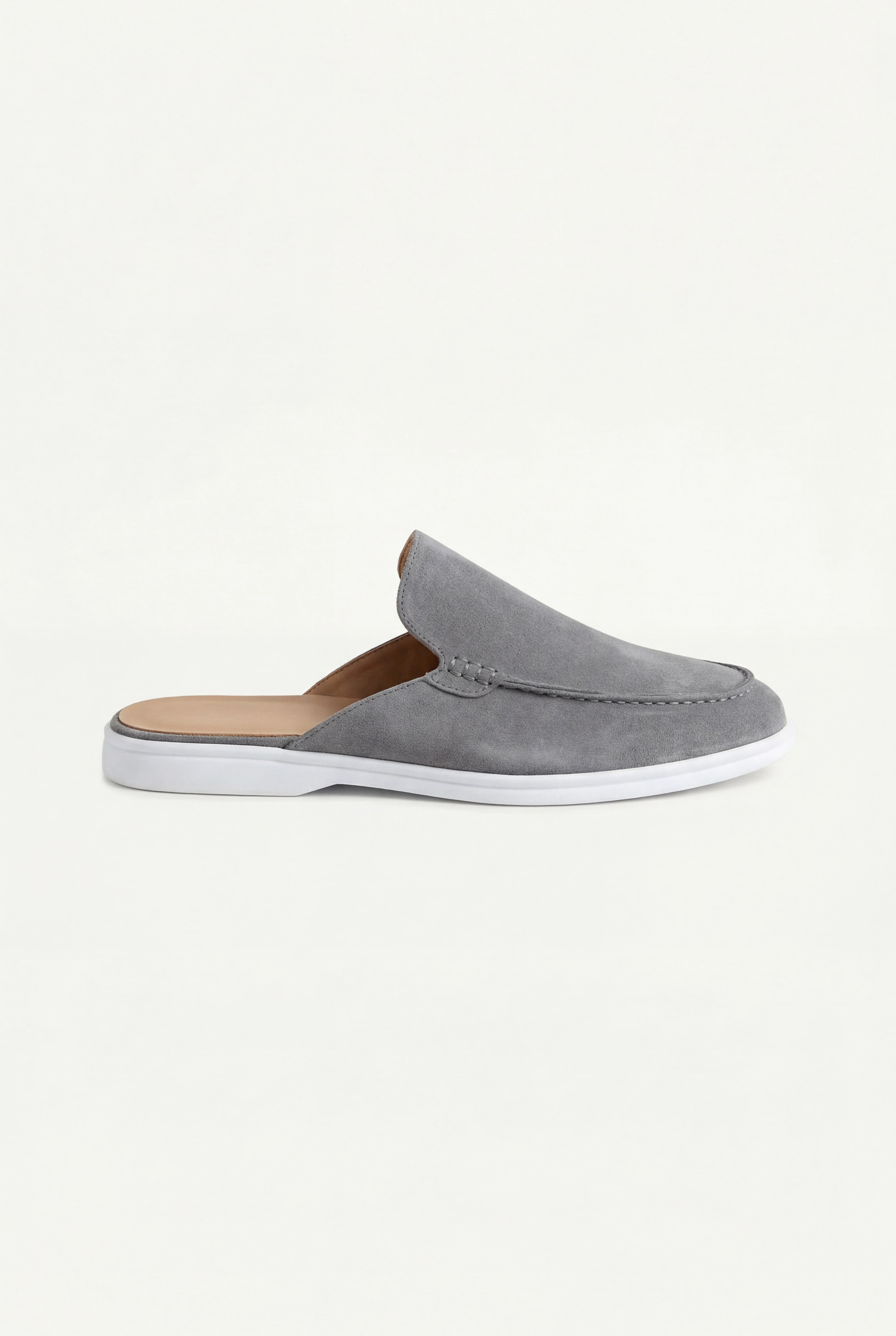 Yacht Mule in Camoscio Grigio | Nico Milan