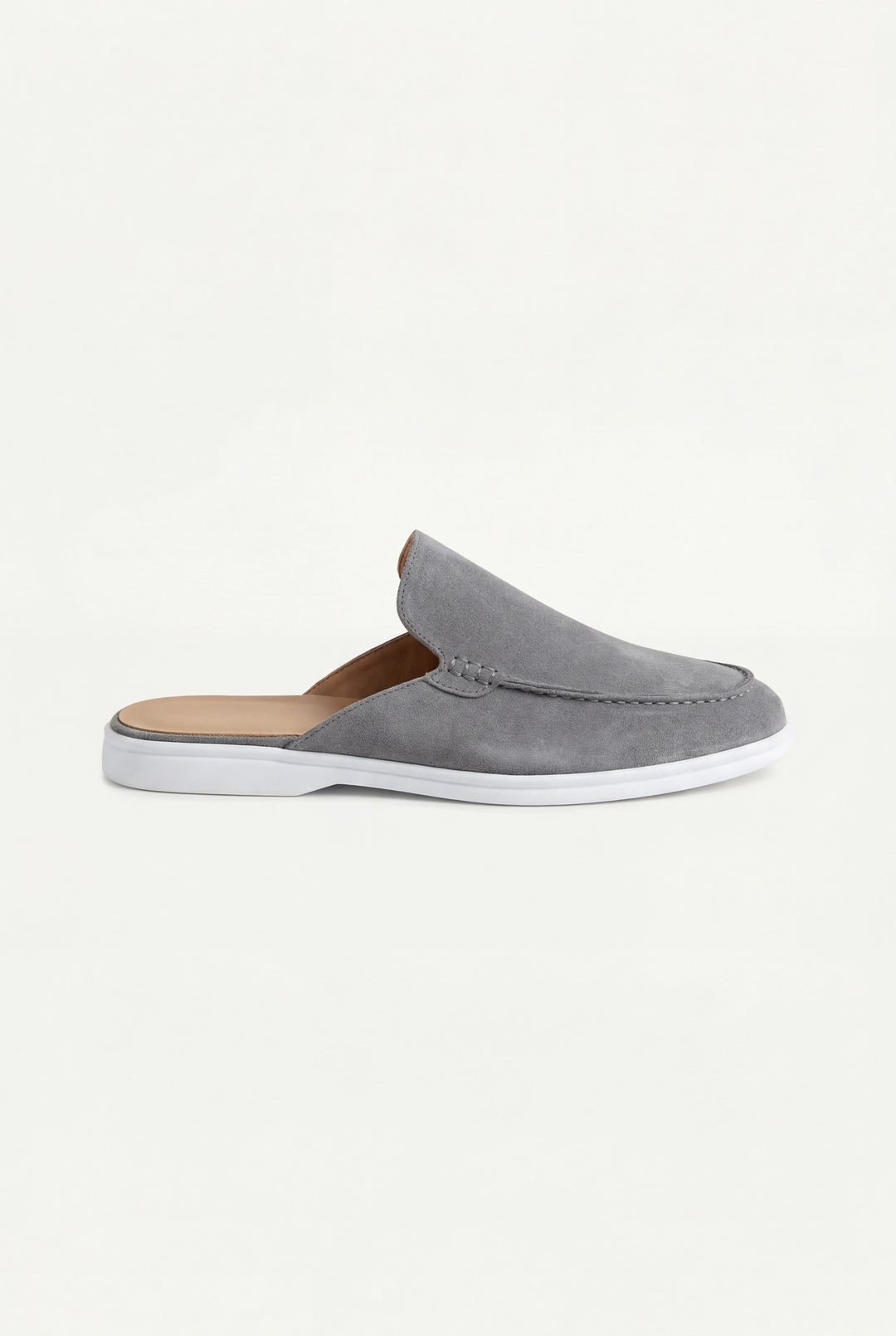 Yacht Mule in Camoscio Grigio | Nico Milan