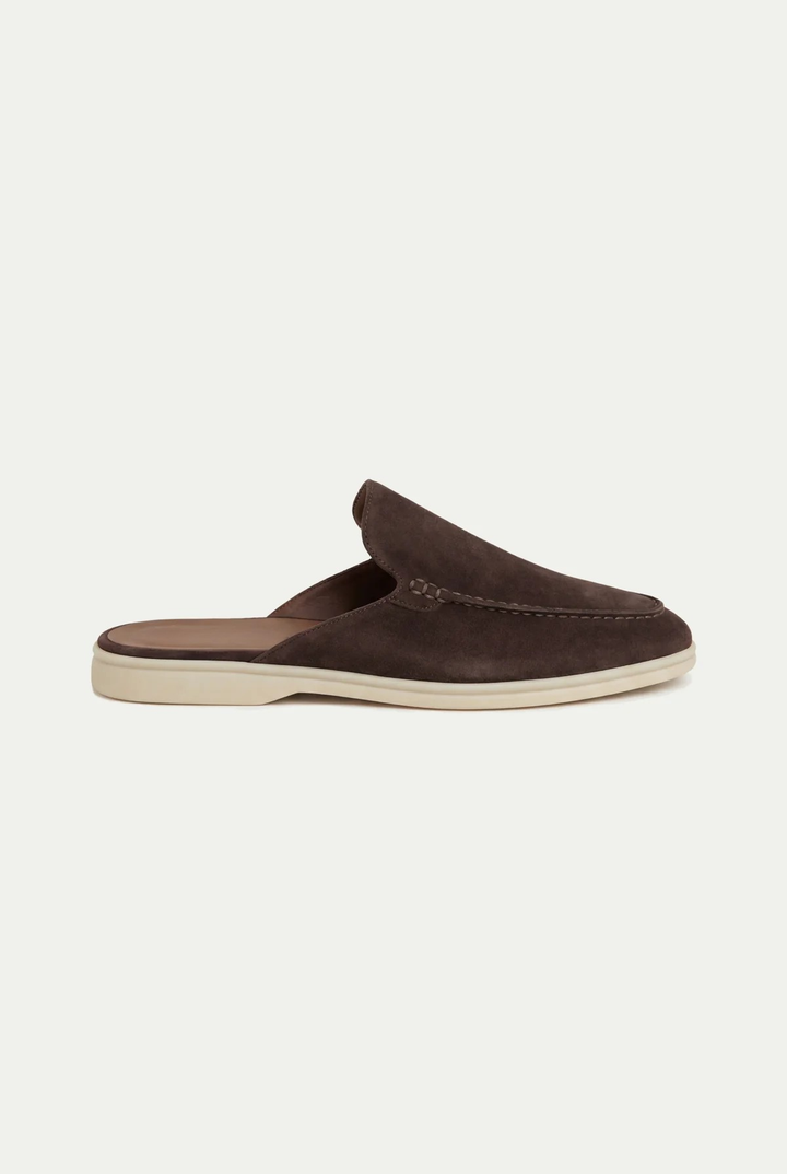 Yacht Mule in Camoscio Marrone | Nico Milan