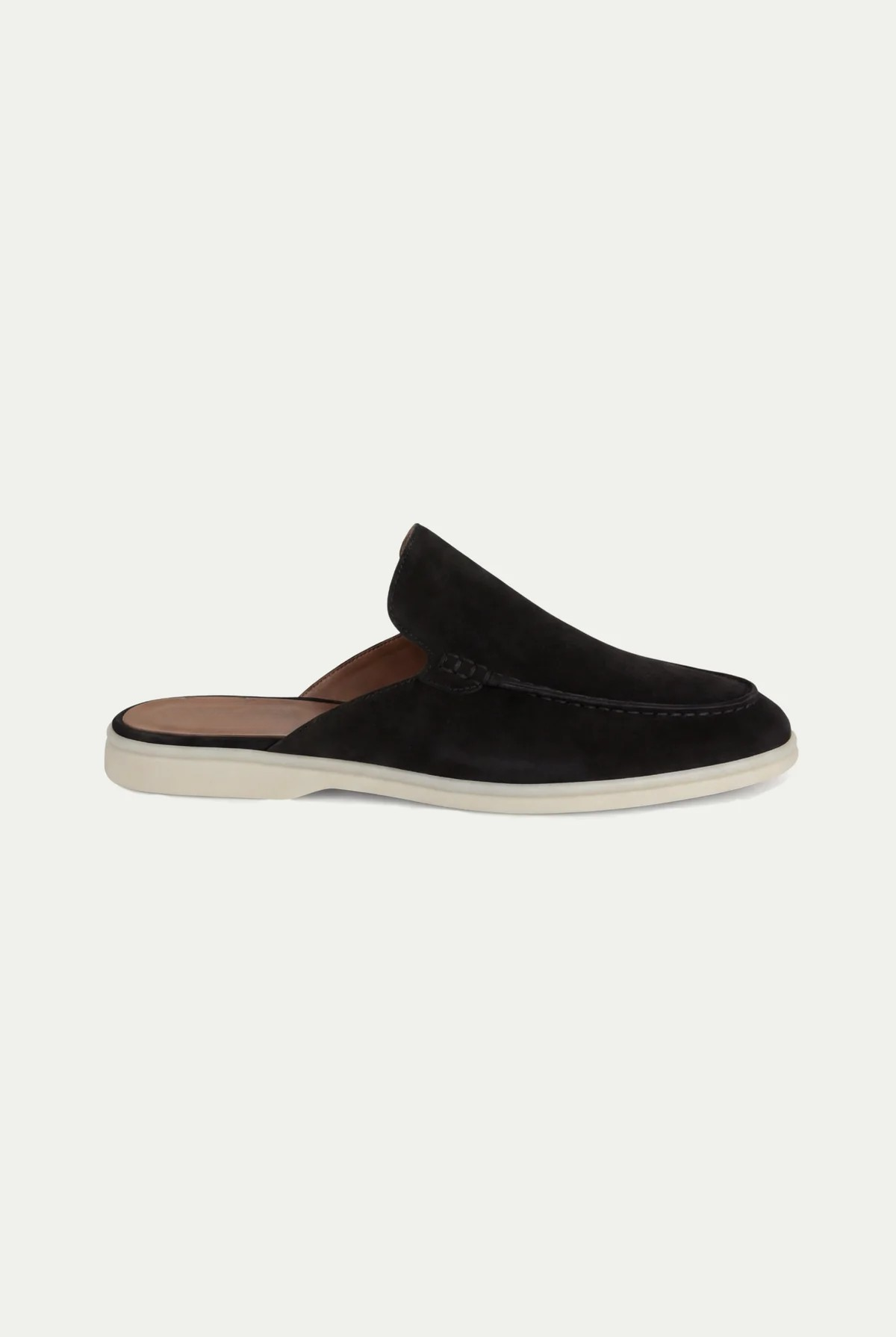 Yacht Mule in Camoscio Nero | Nico Milan